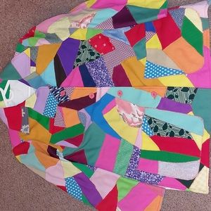 Vintage Rainbow Quilted Coat 🌈